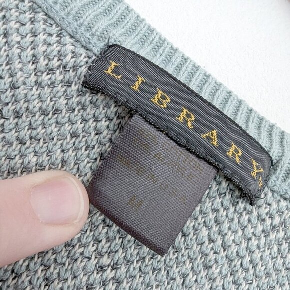 Library V-Neck Classic Sweater Sweater - Picture 3 of 6